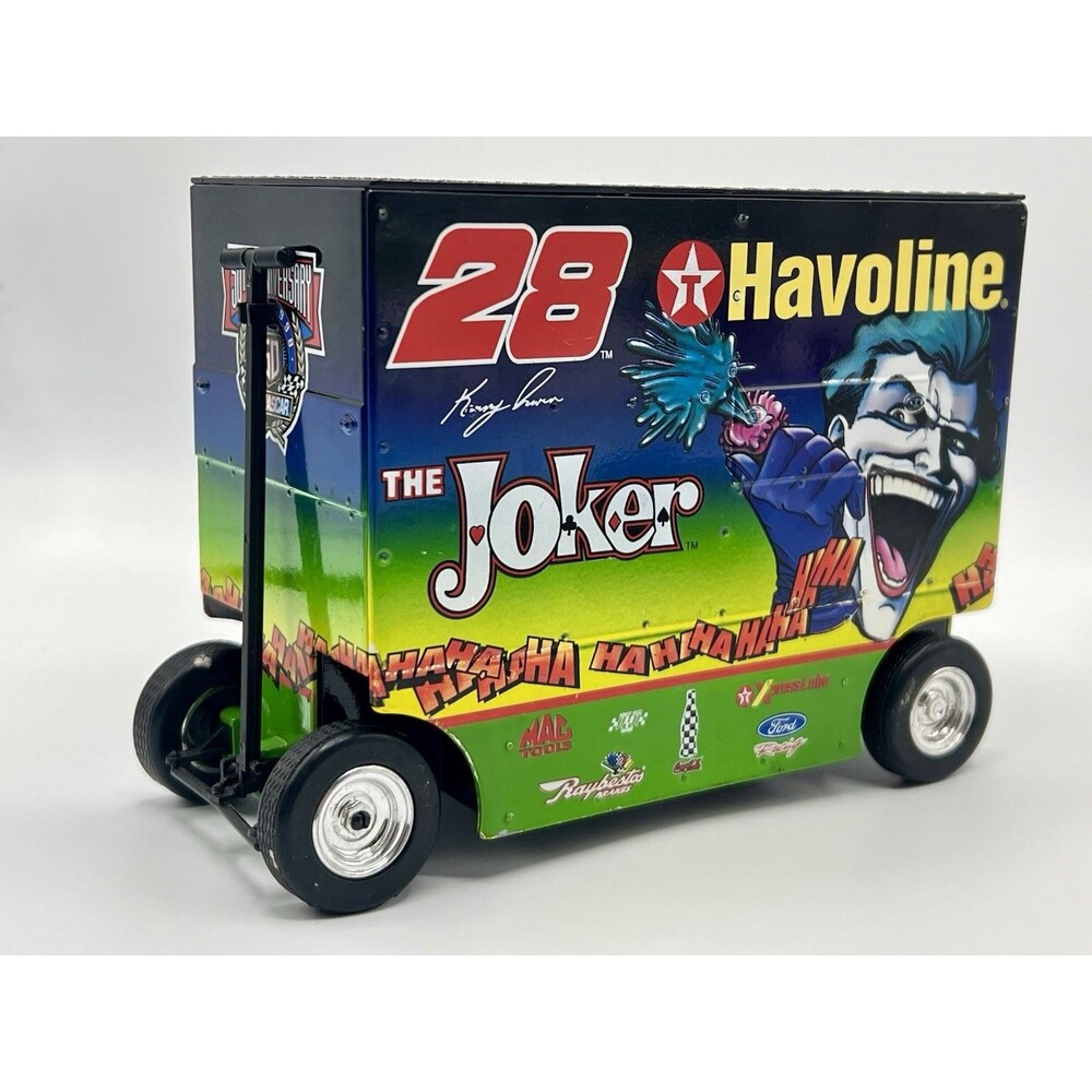 1998 The Joker Kenny Irwin #28 Havoline NASCAR 1:16 Pit Wagon Bank